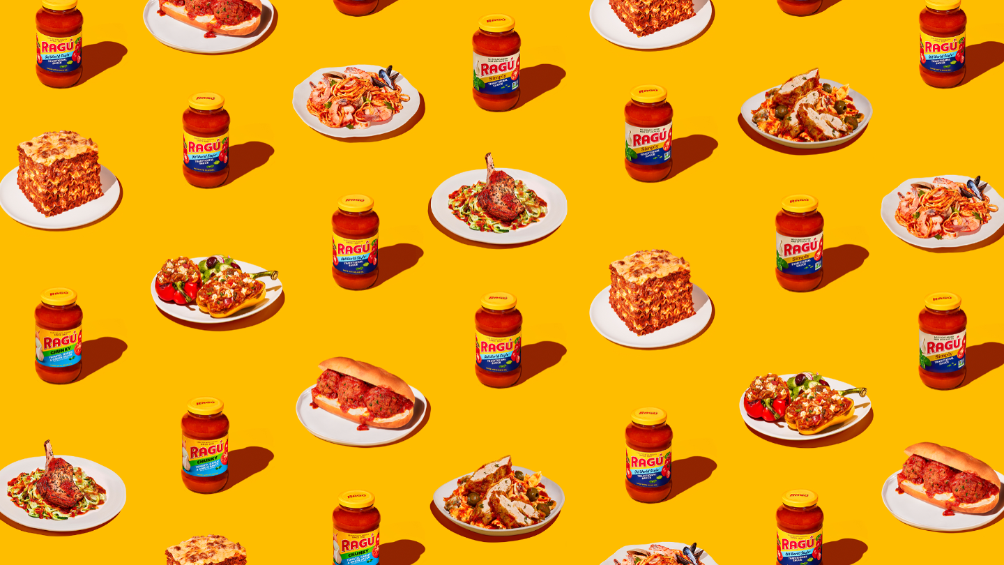 Ragu food mosaic