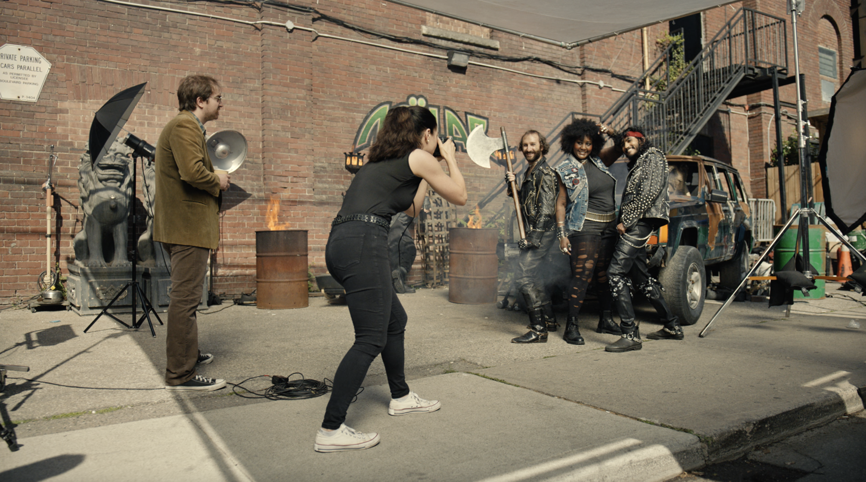 Picture of Delta Dental campaign shooting