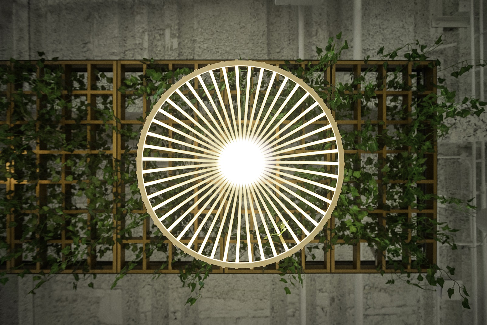 Let's Connect lampshade