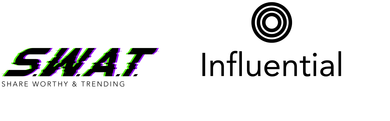 SWAT and Influential logos